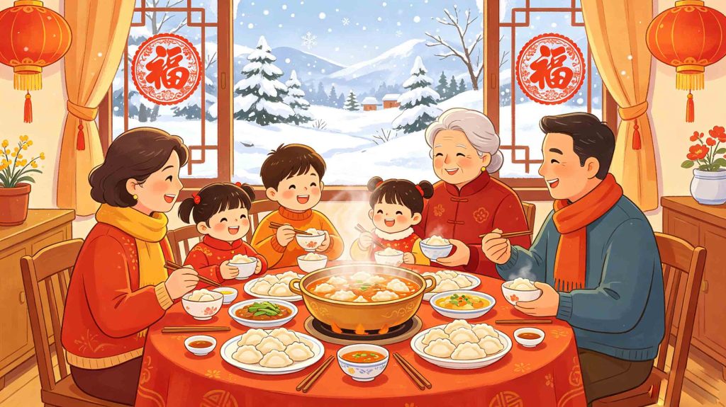 Major Cold traditional Chinese solar term culture and natural seasonal transition