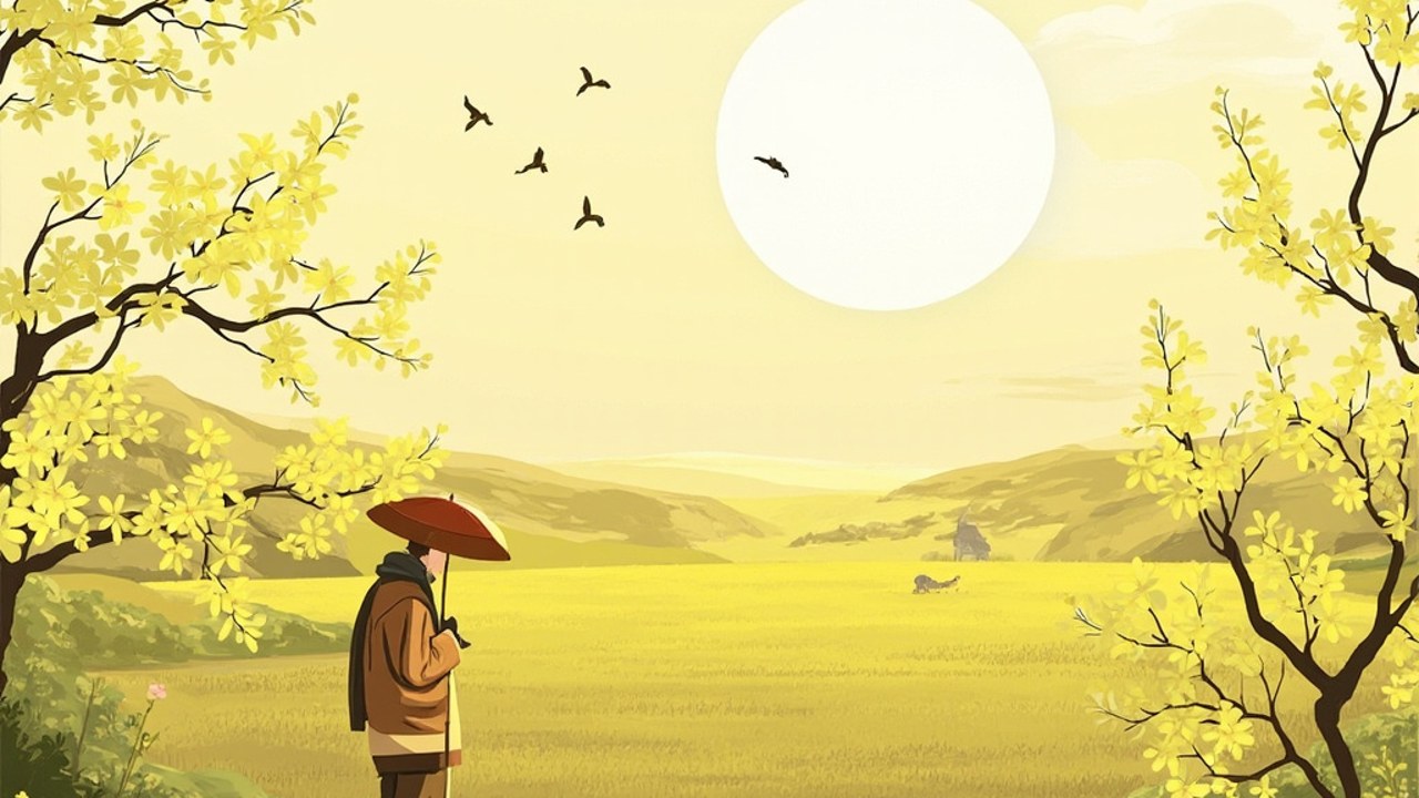 Chinese Solar Terms and Daily Life calendar example