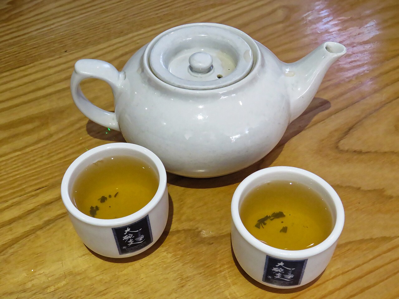winter tea and seasonal custom scene